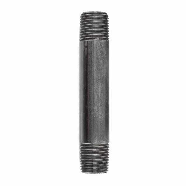 Ace Trading - Nipple STZ Industries 3/8 in. MIP each X 3/8 in. D MIP Black Steel 4-1/2 in. L Nipple 308UP38X412 - main